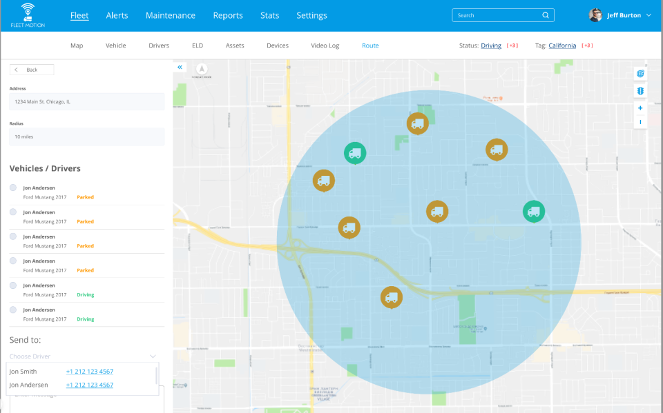 screenshot of M2M In Motion